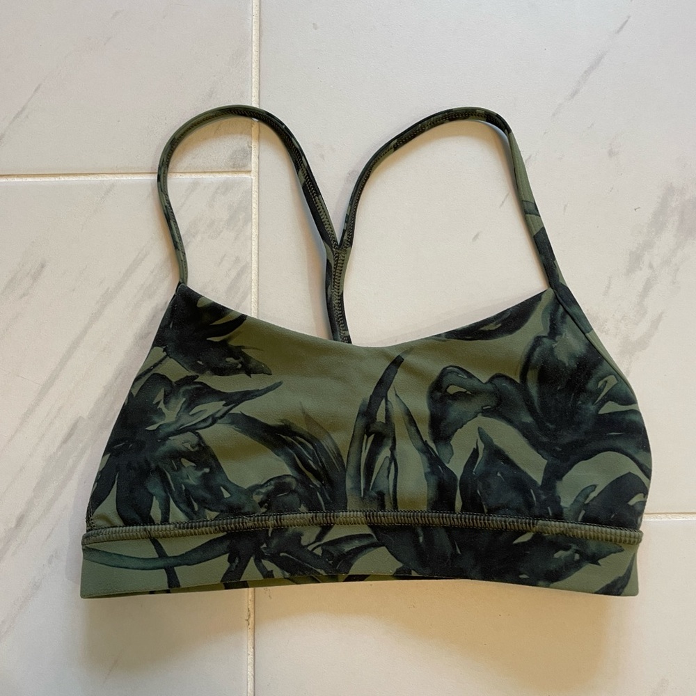 marble green lululemon sports bra